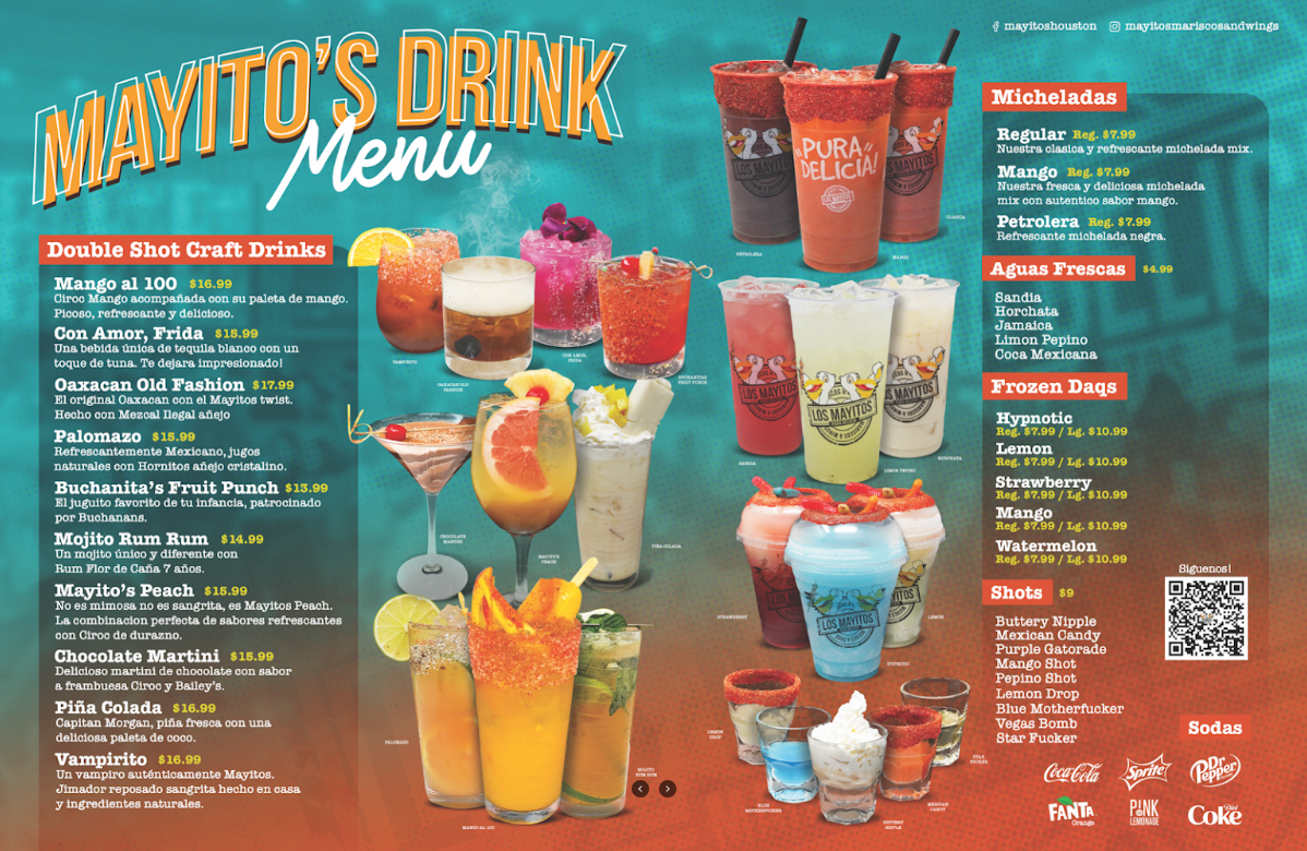 Mayitos Mariscos & Wings Menu (Updated May 2025)